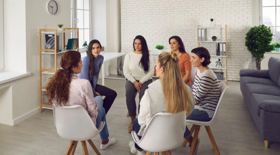 Alcoholics Anonymous meeting for women
