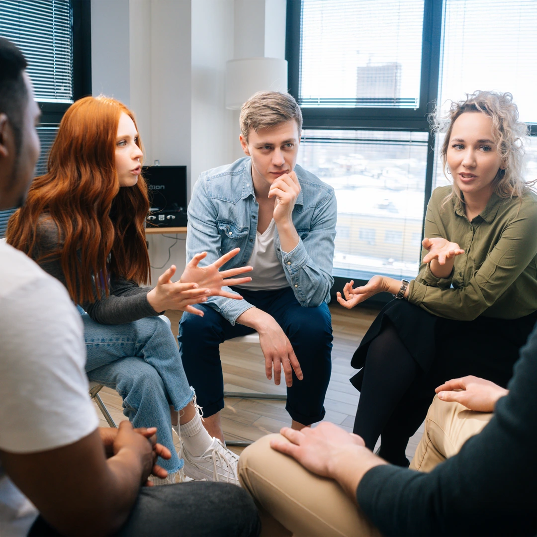 dults in an IOP group discussion at Changes Healing Center—showing what our Arizona Intensive Outpatient Program is like.